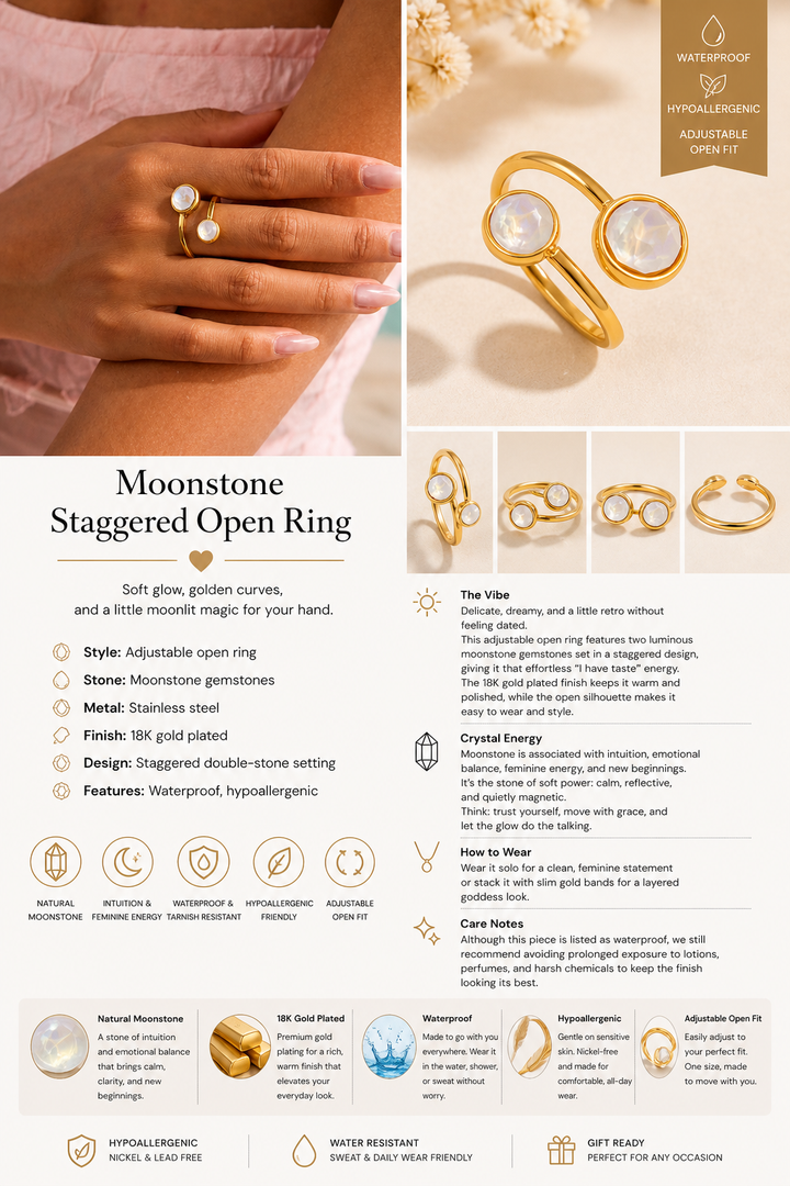 Moonstone Ring