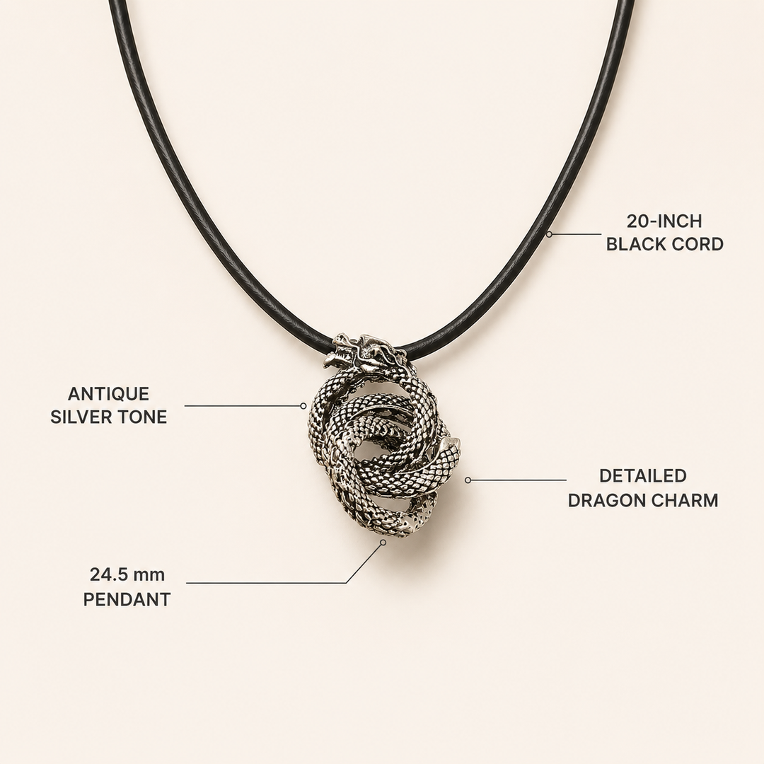 Dragon Circles Necklace