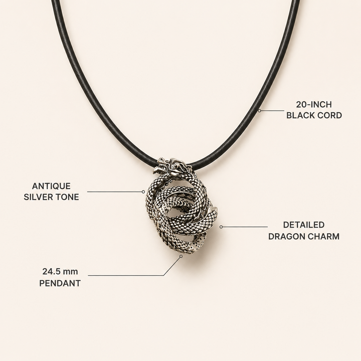 Dragon Circles Necklace