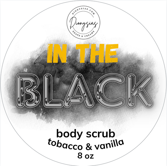 In the Black body scrub