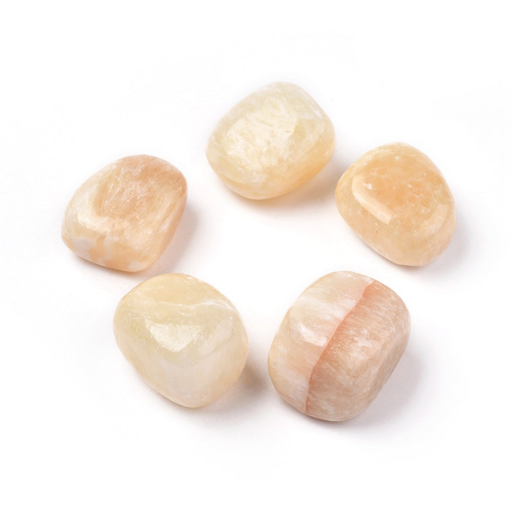 Yellow Topaz tumbled stone