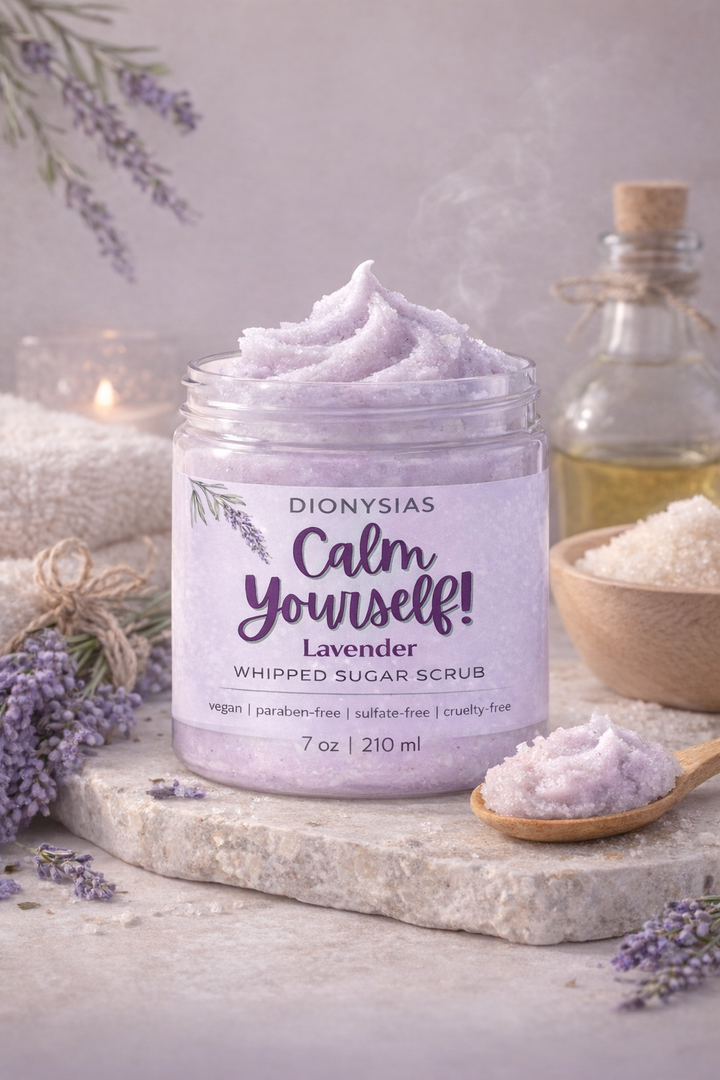 Calm Yourself! Whipped Sugar Scrub
