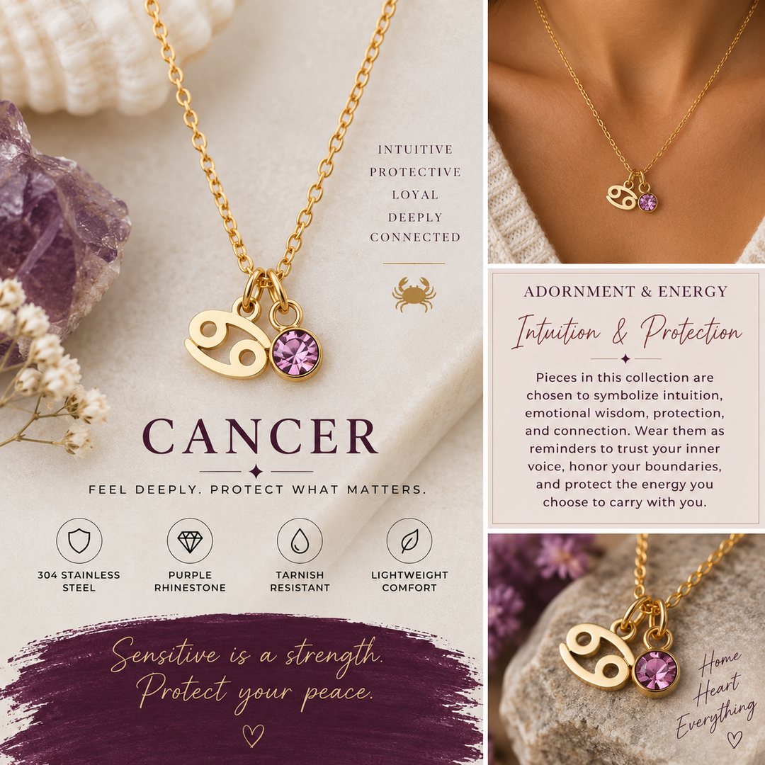 Cancer Zodiac Constellation Necklace
