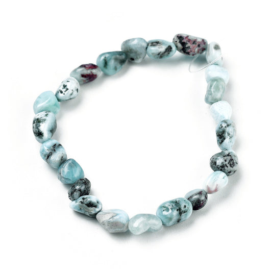 Larimar Tumbled Stone Nugget Bracelet