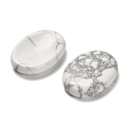 Howlite Beaded Palm Stone