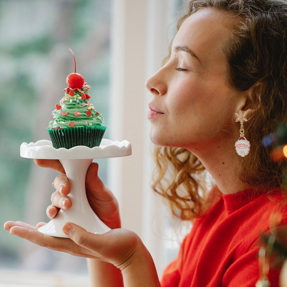 Santa & Christmas Tree Earrings