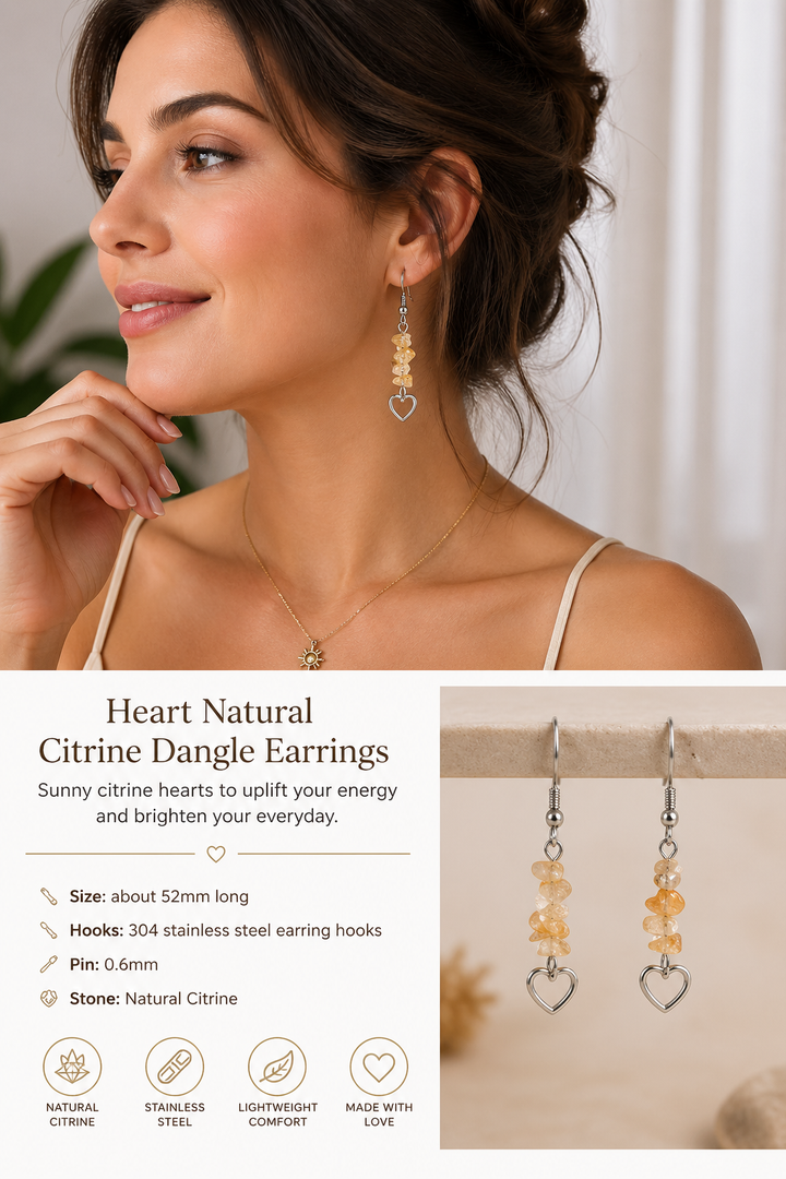 Citrine Dangle Earrings