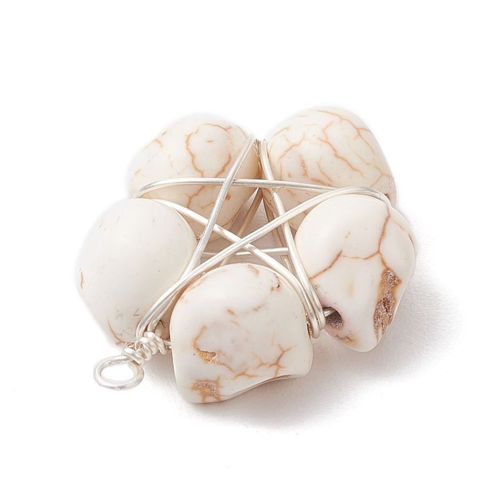 Halloween Skull & Pentagram Pendant Necklace