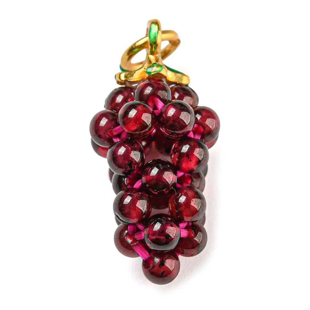 Garnet Cluster Pendant – Grape Charm – Dionysias