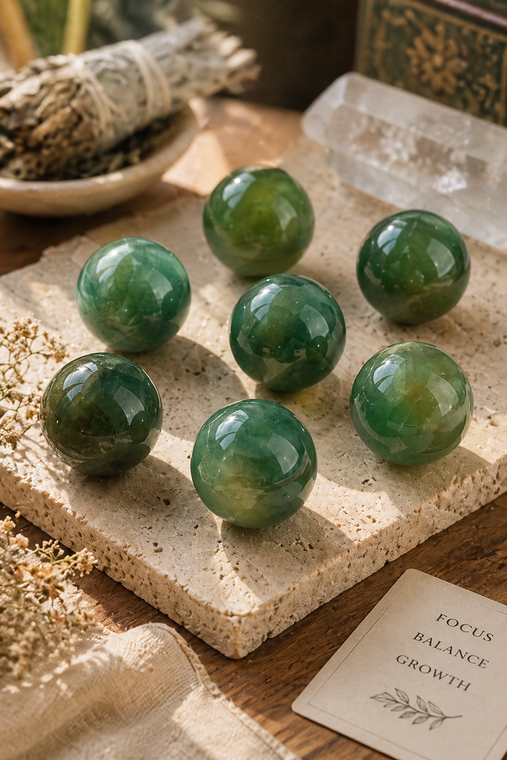 Green Onyx Sphere
