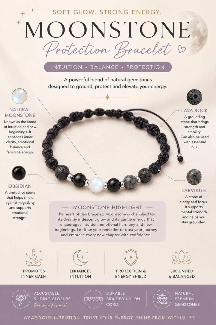 Moonstone Protection Bracelet