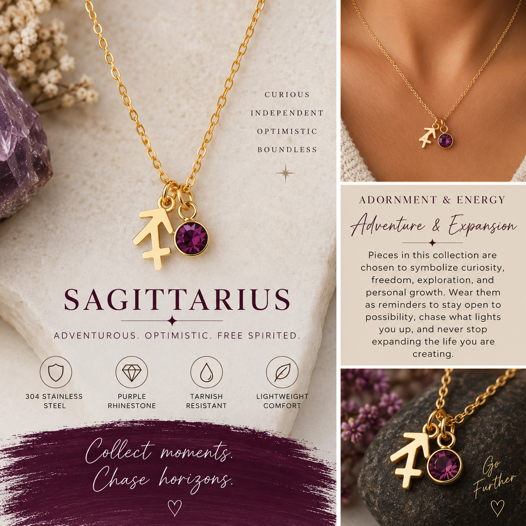 Sagittarius Zodiac Constellation Necklace