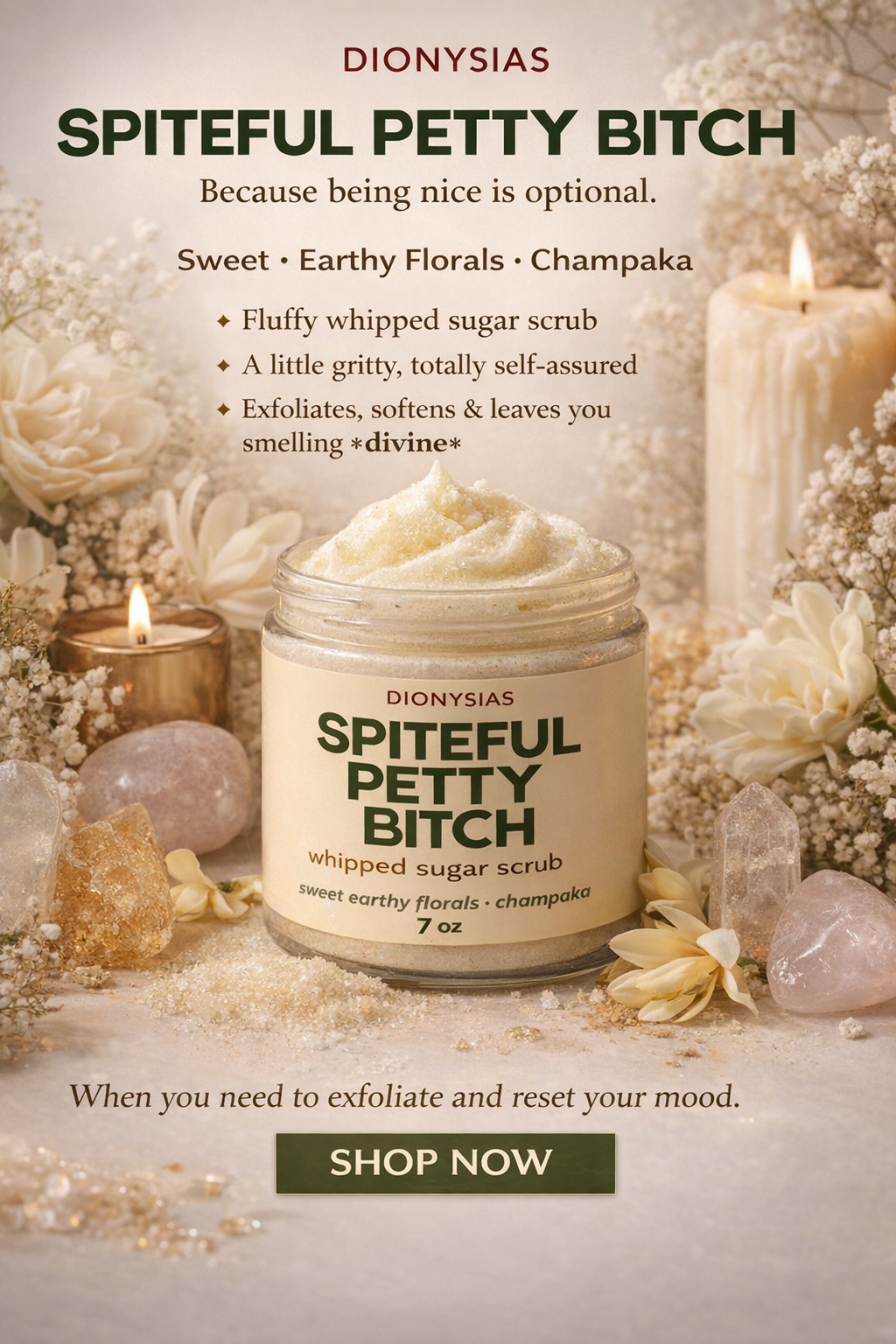 Spiteful Petty BItch Whipped Sugar Scrub