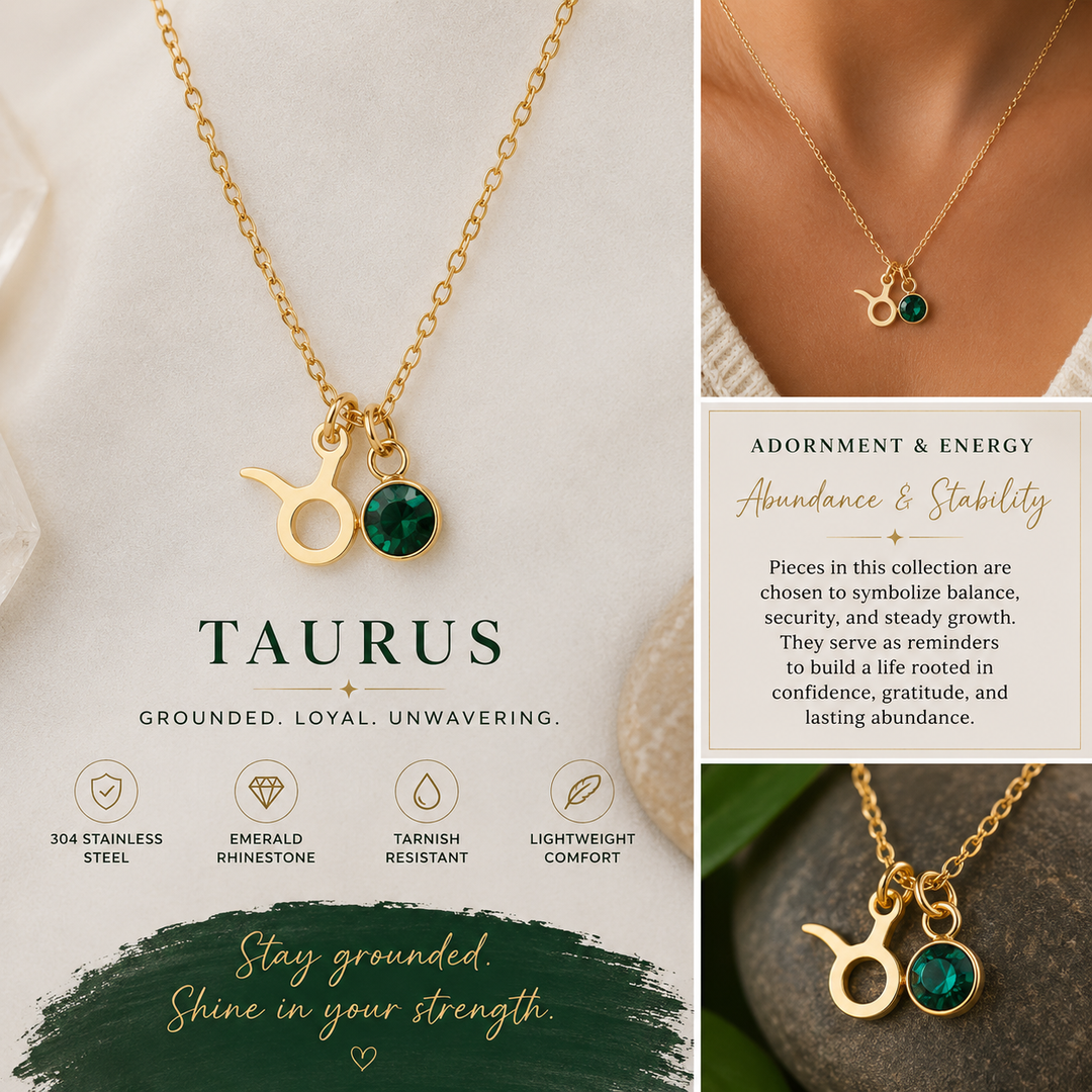 Taurus Zodiac Constellation Necklace